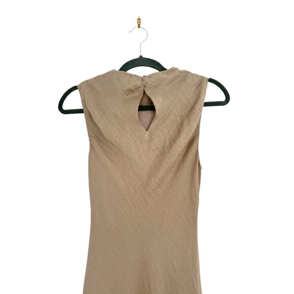 Mango Lyocel Midi-dress Size 2 - Picture 8 of 13